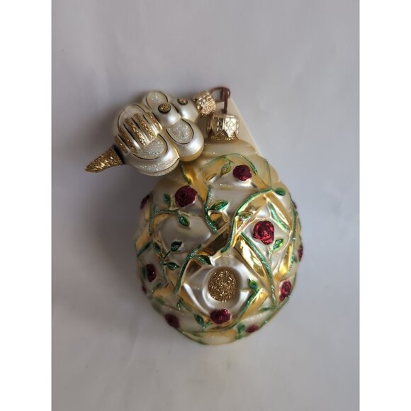 Patricia Breen Other - Vtg Patricia Breen Trelliage Beehive Roses RED 4.33" Ornament Bees Flowers